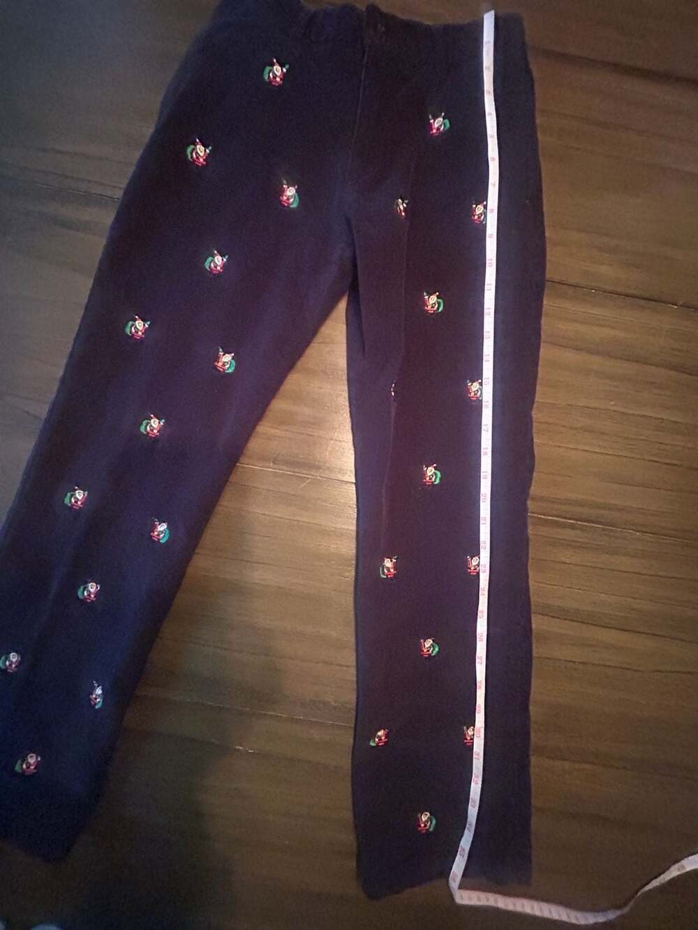 Castaway Beachcomber Corduroy Santa Pants Size 14 Navy Christmas - Picture 5 of 7